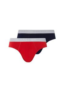 Комплект из 2 трусов Cotton Essentials HANRO, цвет Deep Navy Bright Red Herren