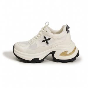 Женские кроссовки с низким верхом и массивной подошвой, устойчивые к скольжению Milan love song, Beige