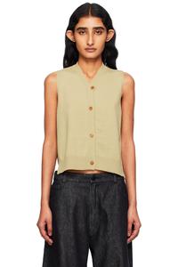 Кардиган-жилет из мериносовой шерсти Cordera, цвет butter