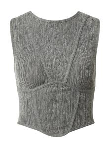 Топ OUT OF ORBIT Sila, пятнистый серый