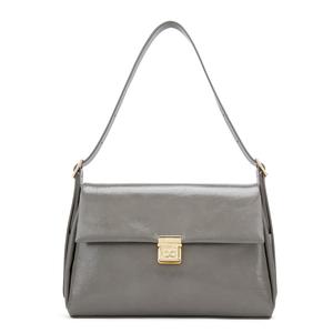 ELLE Синтетическая кожаная сумка через плечо Regular Women's Lava Gray/Black