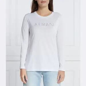 Блузка стандартного кроя Armani Exchange, белый