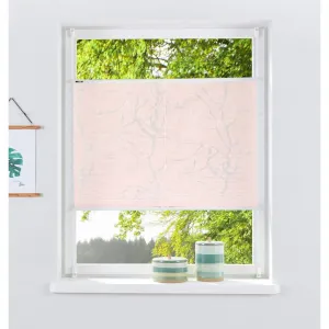 Мой домашний плиссе Анна с защитой от света, установка без сверления с мотивом веток, бестселлер с более чем 500 отзывами и оценкой 4,5 звезды, крепление зажимное My Home, Rose