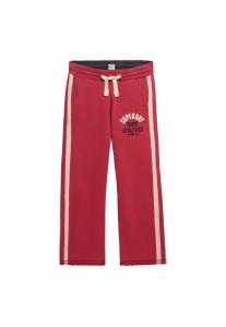 Superdry & Co Штаны свободного кроя 'Athletic Essentials' в красном цвете