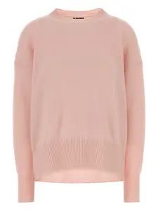 Свитер с круглым вырезом Jil Sander, розовый