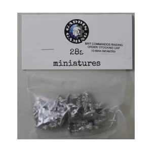 Рейдовый приказ BCM с чулком — пехотный набор на 10 человек, WWII Miniatures - British - Commandos - Infantry (28mm)