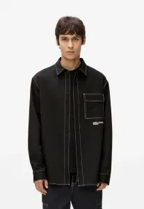 Рубашка с контрастной строчкой Karl Lagerfeld Jeans, Black