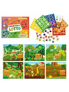 Игра в бинго для детей, изучение цветов, игра на развитие памяти в лотерею - для детей от 3 лет