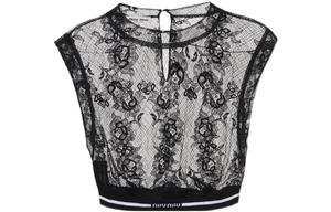 Майка женская черная Miu Miu