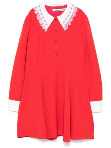 Платье Vivetta с кружевными деталями, красный