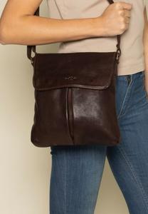 Сумка через плечо VEHA - Across body bag Gusti Leder, темно-коричневый