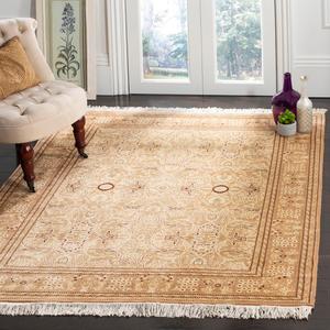 Ковер SAFAVIEH, 183 x 275 см, Versailles Collection, Light Yellow/Light Yellow, геометрический рисунок, идеален для помещений с высокой проходимостью в гостиной, спальне, столовой (V28A)