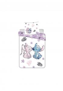 Детское постельное бельё с принтом Lilo and Stitch, хлопок, 160x200 см Disney, разноцветное 200x160 + 70x80 см