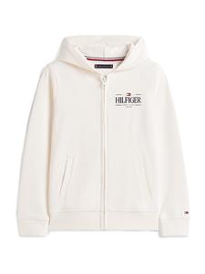 Толстовка с капюшоном на молнии TOMMY HILFIGER ICONS, белый