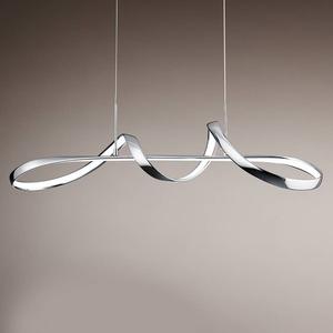 Светодиодный подвесной светильник Reality Leuchten Perugia, железо - 1-пламень - серебро