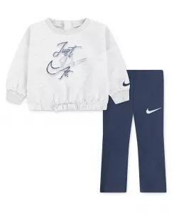 Детский комплект для девочек Swoosh On Pointe: футболка и леггинсы из 2 предметов Nike, мультиколор