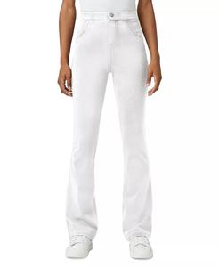 Женские леггинсы Bootcut с высокой посадкой из денима для малышей Hue, белый