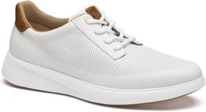 Мужские кеды Johnston Murphy Ackerson с перфорацией и простой носочной частью Johnston & Murphy, белый