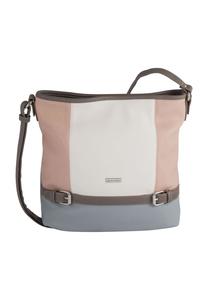 Женская сумка через плечо из искусственной кожи в полоску с блоками TOM TAILOR, цвет Mixed Rose