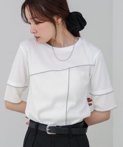 Мягкая ребристая кройка и пошив с возможностью смены рукавов.