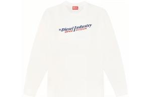 Логотип детализированный свитшот DIESEL, белый