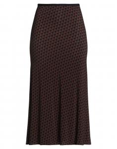 Юбка миди Siyu, шоколадный