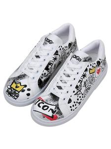 Кроссовки на шнуровке Dogo, белый