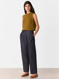 Брюки Mid Rise с клешем Whistles, Dark Denim