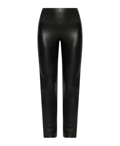 Леггинсы Cora из эко-кожи Allsaints, черный