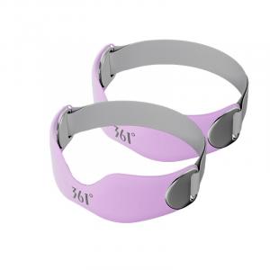 Беговые пателлярные бандажи для альпинизма защитные противоскользящие из силикона ABS унисекс 361°, rhine фиолетовый-2 pack