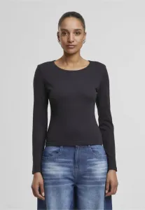 Облегающая футболка с длинными рукавами Urban Classics, Black