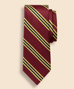 Шелковый галстук BB#1 в полоску, изготовлен в США.