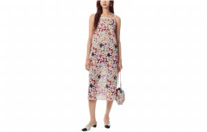 Весна-Лето 2024 Новинка Слип-платье Женское Многоцветное CHANEL