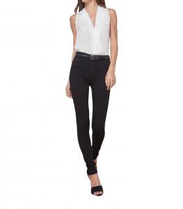 Джинсы-скинни Marguerite High Rise в цвете Noir L'Agence