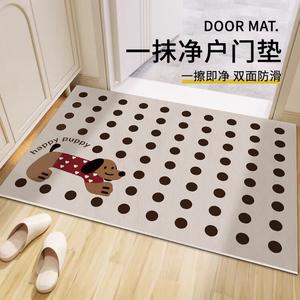 Budis Ковер 140х160 см для прихожей/уличный, противоскользящий, водонепроницаемый, с рисунком собаки