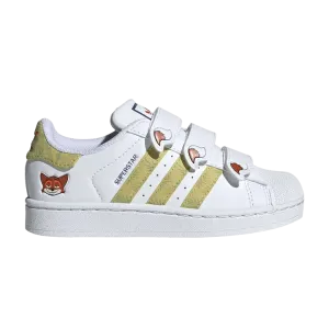 Кроссовки adidas Zootopia x Superstar CF C 'Nick Wilde', белый