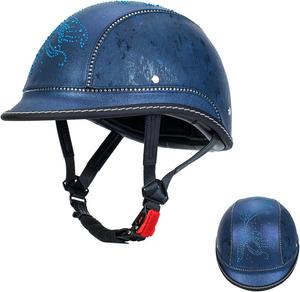 Шлем кожаный quickool 609-SZ Phoenix, синий