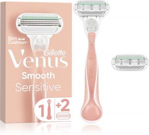 Бритва Venus Sensitive Smooth + 2 сменные головки Gillette