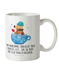 Детская кружка с рисунком моли, пеной для ванны и надписью, белого цвета Mr. & Mrs. Panda