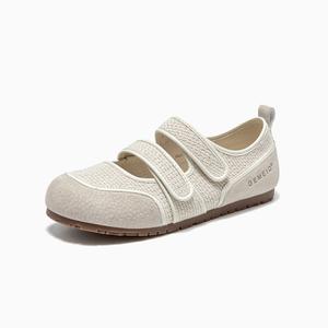 Туфли Мэри Джейн на плоской подошве 1,5 см женские GEMEIQ, Ecru