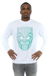 Толстовка с маской в ​​стиле Черной Пантеры Marvel, белый
