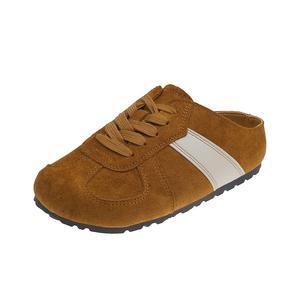 JEPSEN Женские противоскользящие тапочки с закрытым носком и износостойкой резиновой подошвой желтого цвета, цвет Yellow