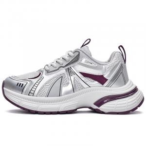 Низкие массивные кроссовки женские VICTORIA&VERA, Silver Gray