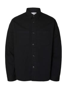 Рубашка на пуговицах классического кроя SELECTED SLHTRAVIS, черный