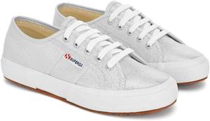 Женские кеды Superga низкие, серебро