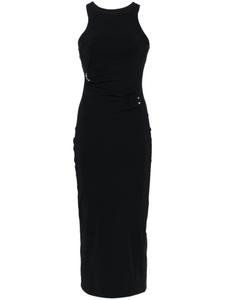 Платье миди Patrizia Pepe с пирсингом, черный