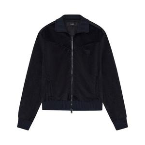Спортивная куртка Amiri Velvet Track Jacket, Black