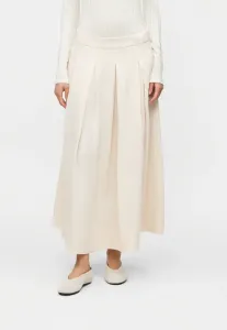 Классическая плиссированная юбка из габардина chai Day Birger Et Mikkelsen, Ivory Shade