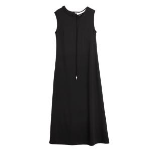 ELLE Женское черное платье без рукавов