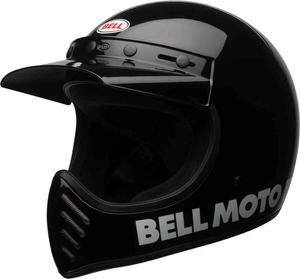 Классический шлем для мотокросса Moto-3 Bell, черный